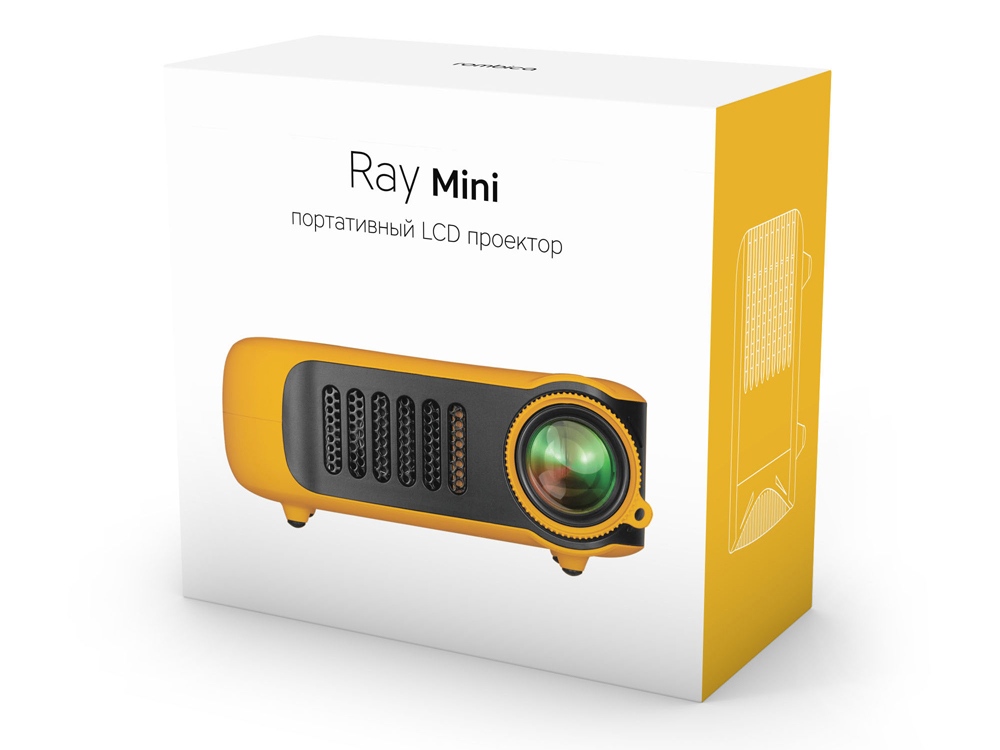 Мультимедийный проектор «Ray Mini» оптом под нанесение