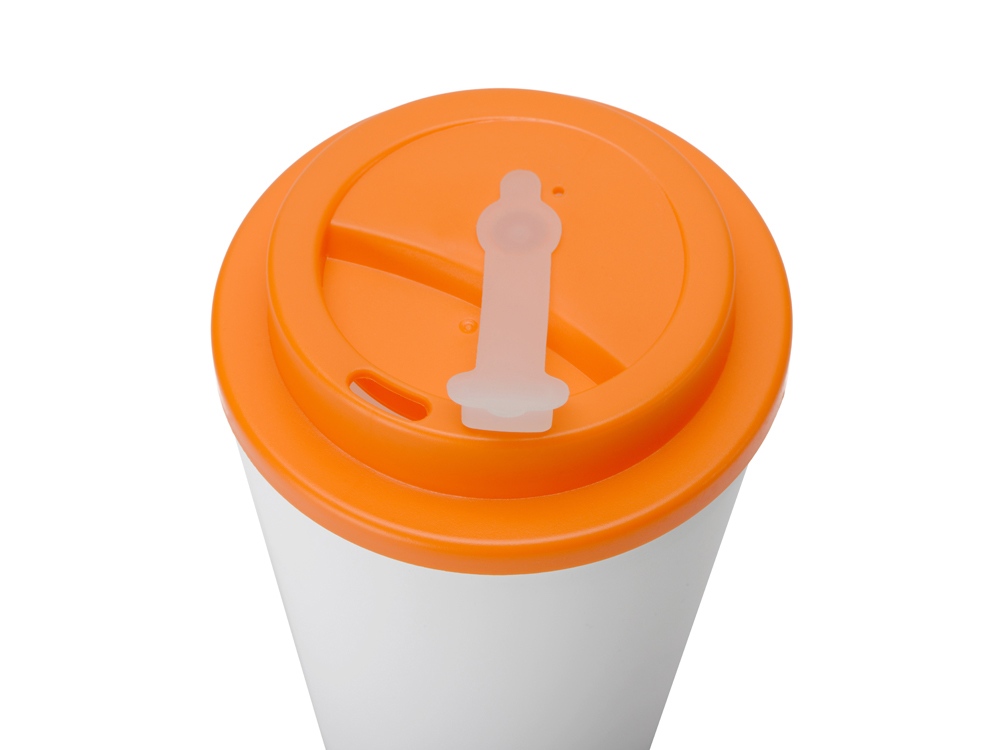 Пластиковый стакан с двойными стенками «Take away» заказать под нанесение логотипа