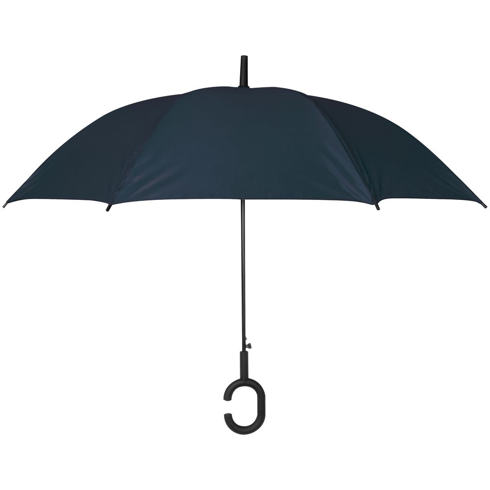 Зонт-трость Charme, темно-синий заказать под нанесение логотипа