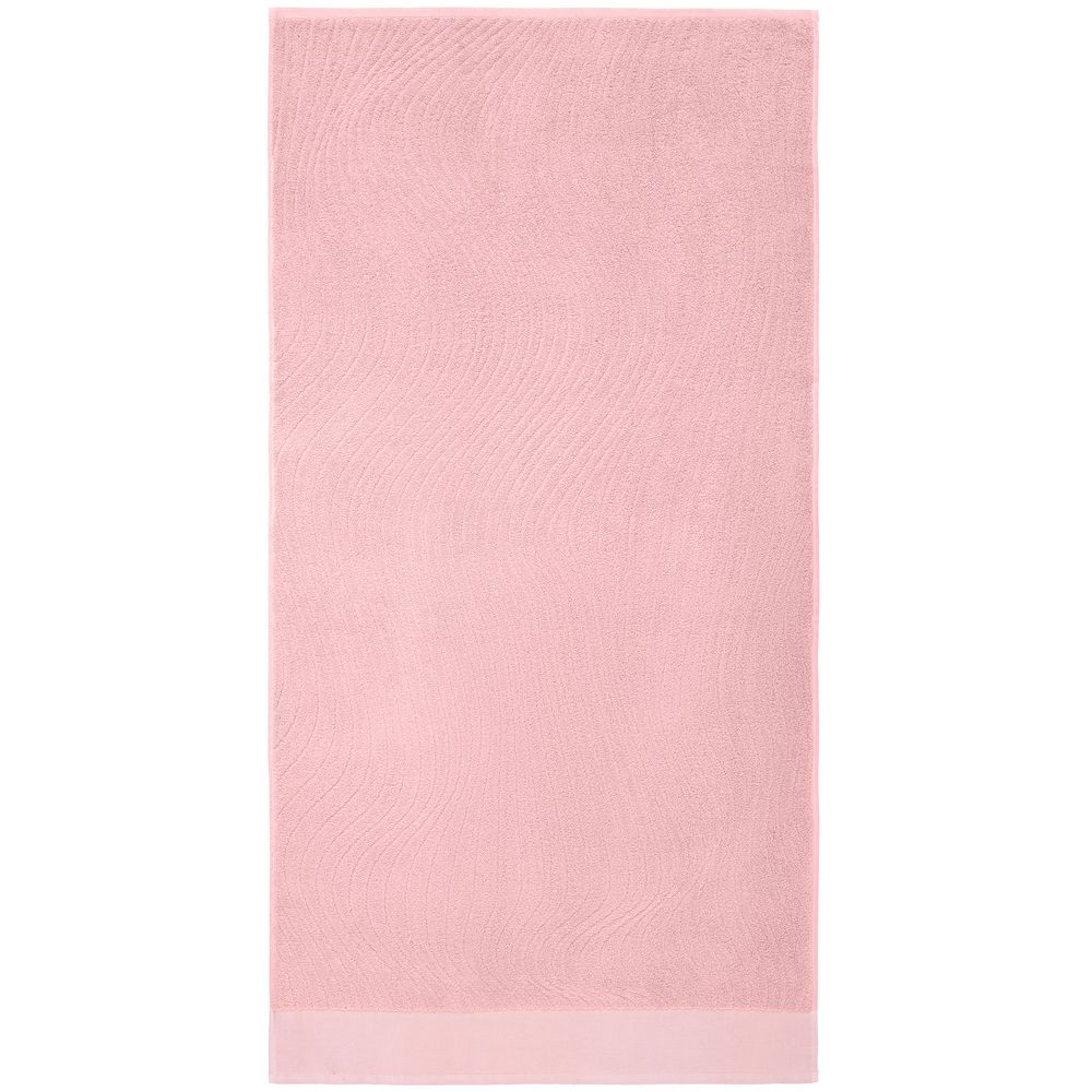 Полотенце New Wave, большое, розовое заказать под нанесение логотипа