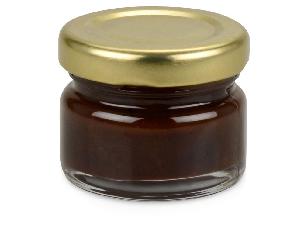 Подарочный набор «Варенье из вишни с шоколадом и коньяком в домике» заказать под нанесение логотипа