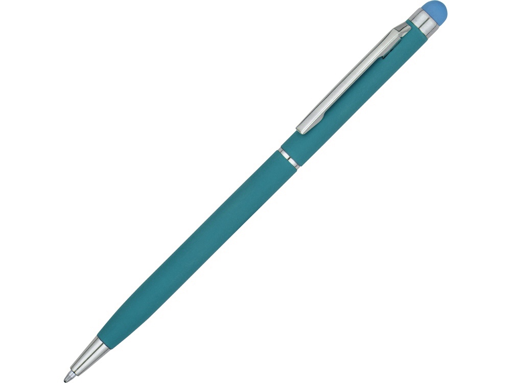 Ручка-стилус металлическая шариковая «Jucy Soft» soft-touch оптом под нанесение