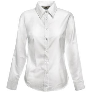 Рубашка женская LONG SLEEVE OXFORD SHIRT LADY-FIT 130 оптом под нанесение
