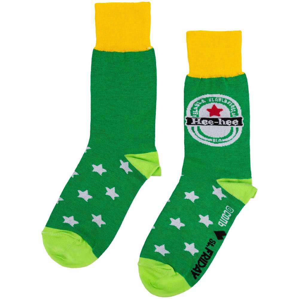 Набор носков «Приятное с неполезным», размер 34-37 с нанесением логотипа в Москве