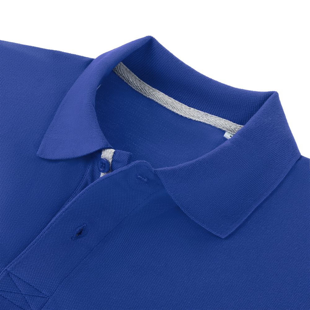Рубашка поло мужская Virma Premium, ярко-синяя (royal), размер S с нанесением логотипа в Москве