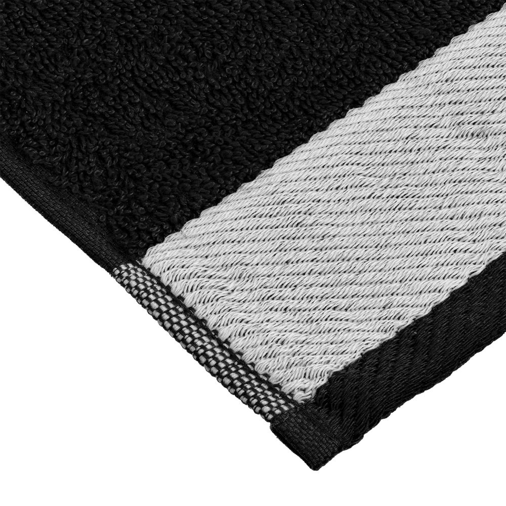 Полотенце Etude ver.1, малое, черное заказать под нанесение логотипа