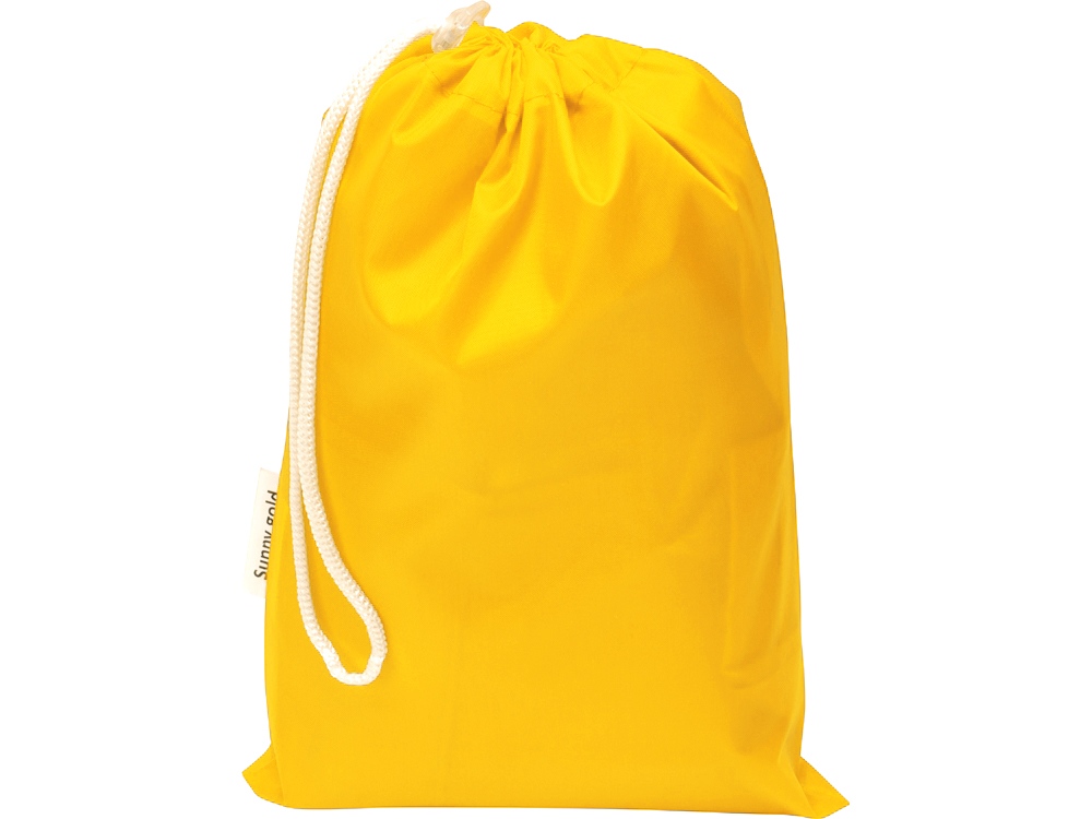 Дождевик «Sunny gold» с чехлом и проклеенными швами на заказ с логотипом компании