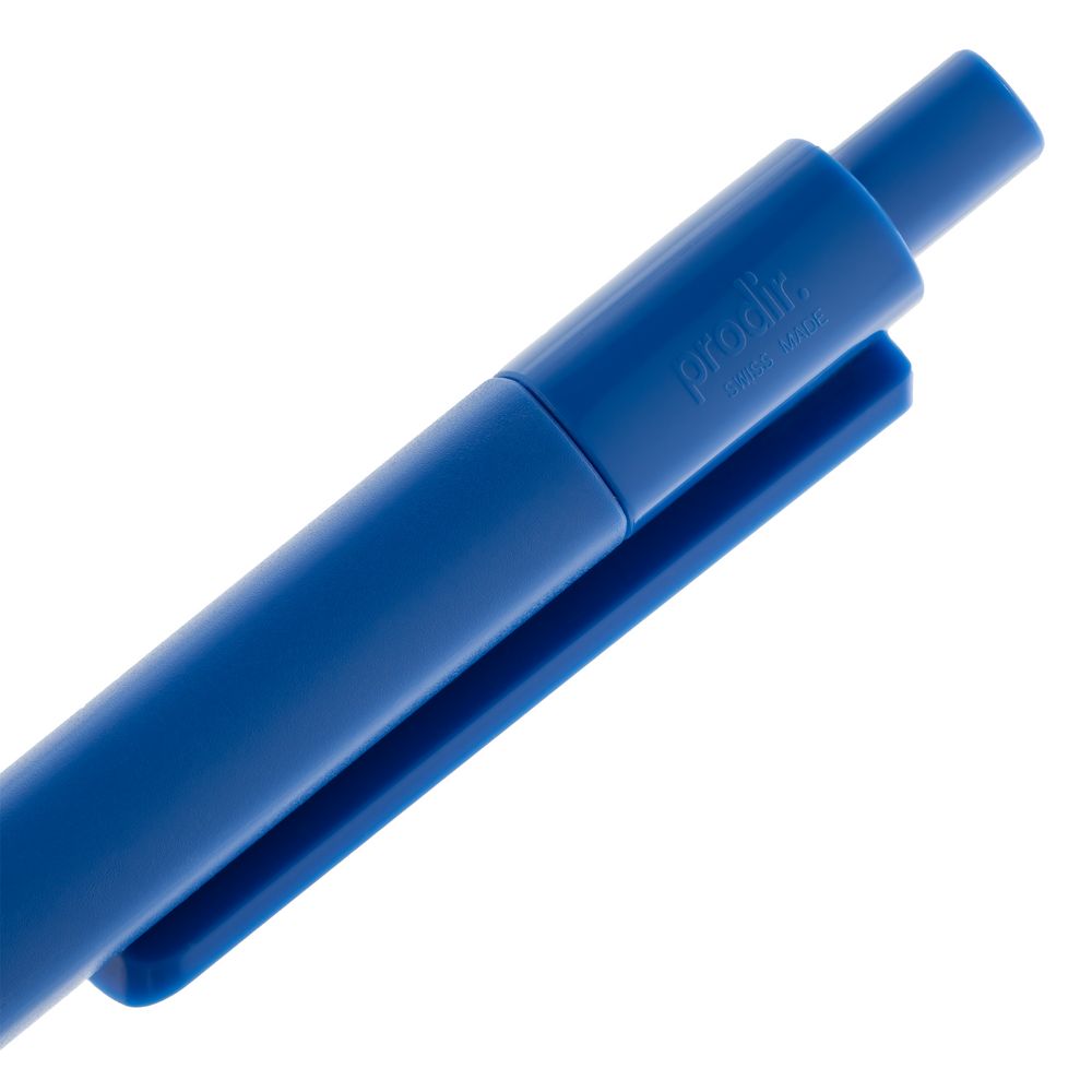 Ручка шариковая Prodir DS4 PMM-P, синяя на заказ с логотипом компании