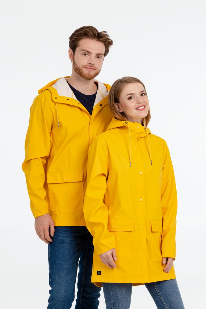 Дождевик женский Squall желтый, размер XS на заказ с логотипом компании
