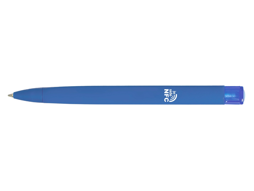Ручка пластиковая шариковая трехгранная «Trinity K transparent Gum» soft-touch с чипом передачи информации NFC заказать под нанесение логотипа