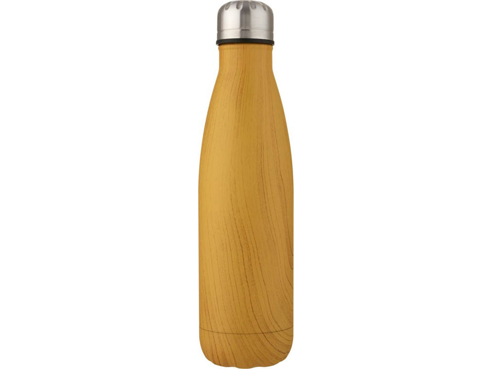 Бутылка «Cove» с вакуумной изоляцией и деревянным принтом заказать под нанесение логотипа