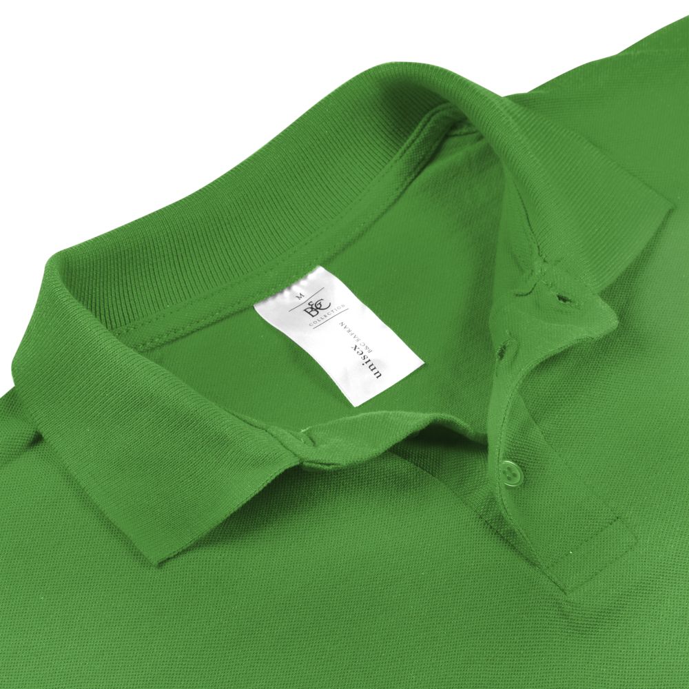 Рубашка поло Safran зеленое яблоко, размер S с нанесением логотипа в Москве