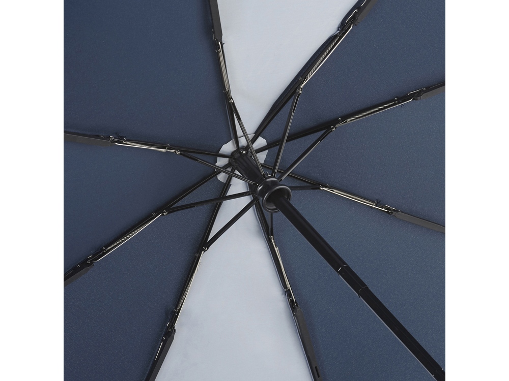 Зонт складной «ColorReflex» со светоотражающими клиньями, полуавтомат заказать под нанесение логотипа