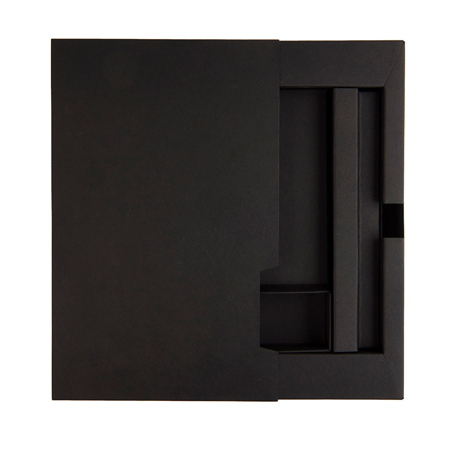 Коробка  POWER BOX  mini, черная, 13,2х21,1х2,6 см. заказать под нанесение логотипа