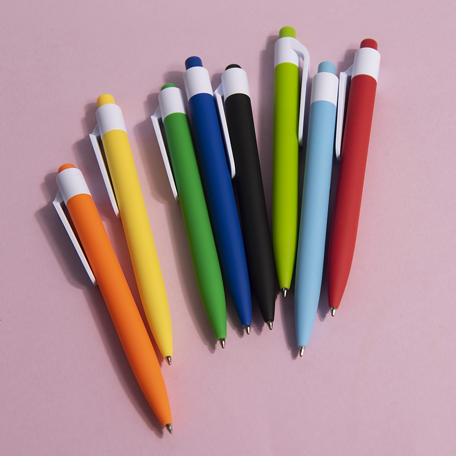Ручка шариковая N16 soft touch на заказ с логотипом компании