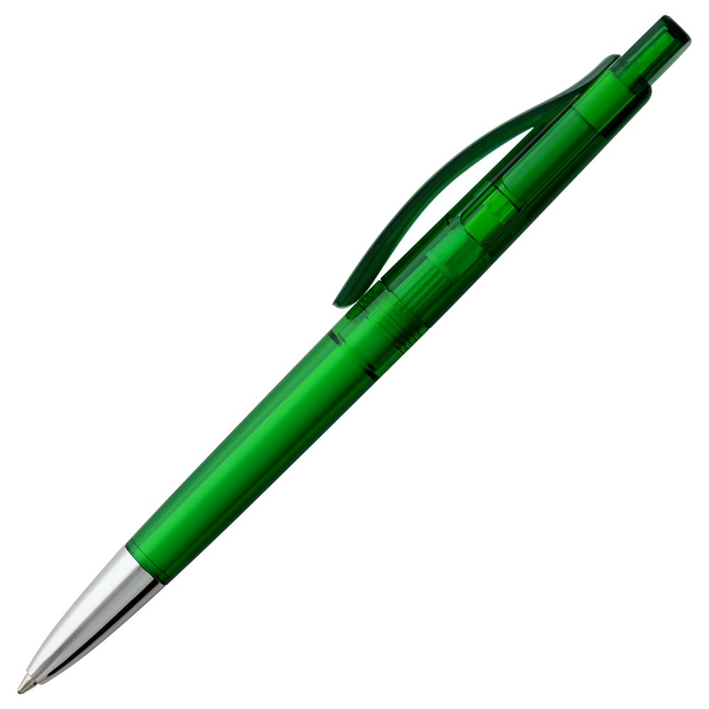 Ручка шариковая Prodir DS2 PTC, зеленая с нанесением логотипа в Москве