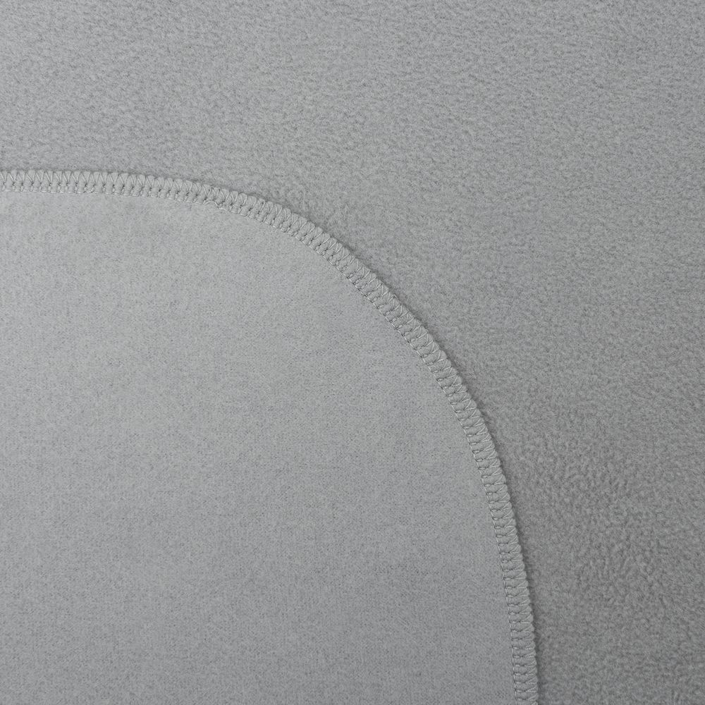 Флисовый плед Warm&Peace XL, серый заказать под нанесение логотипа