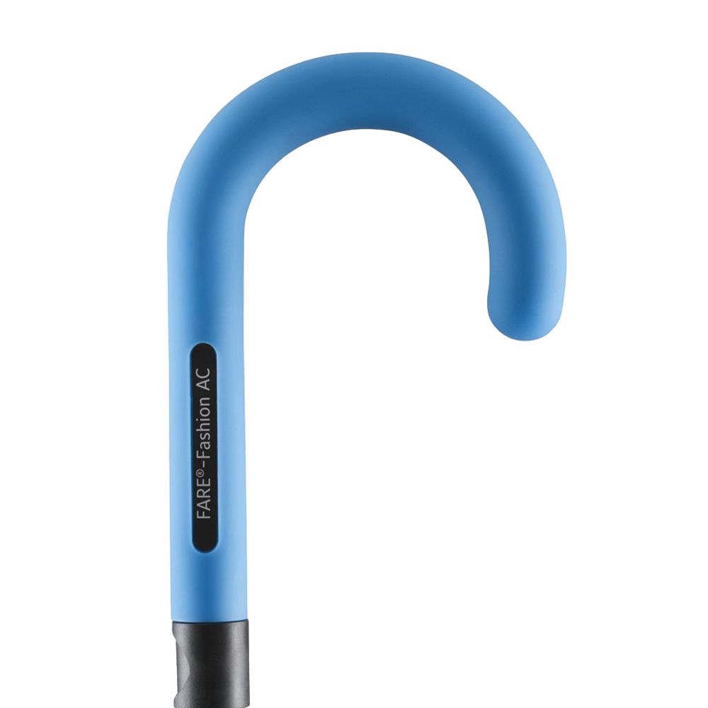 Зонт-трость Fashion, голубой на заказ с логотипом компании