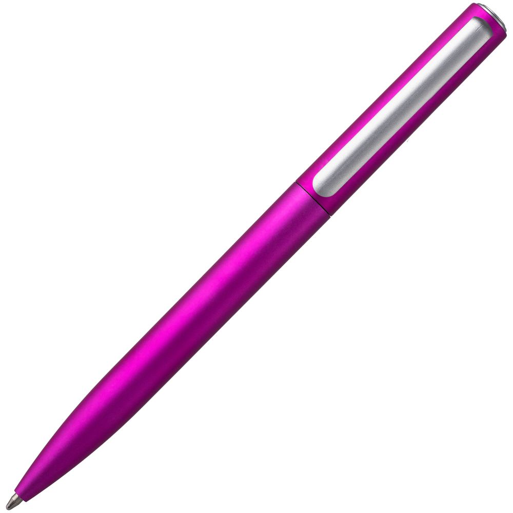 Ручка шариковая Drift Silver, ярко-розовый металлик (фуксия) с нанесением логотипа в Москве