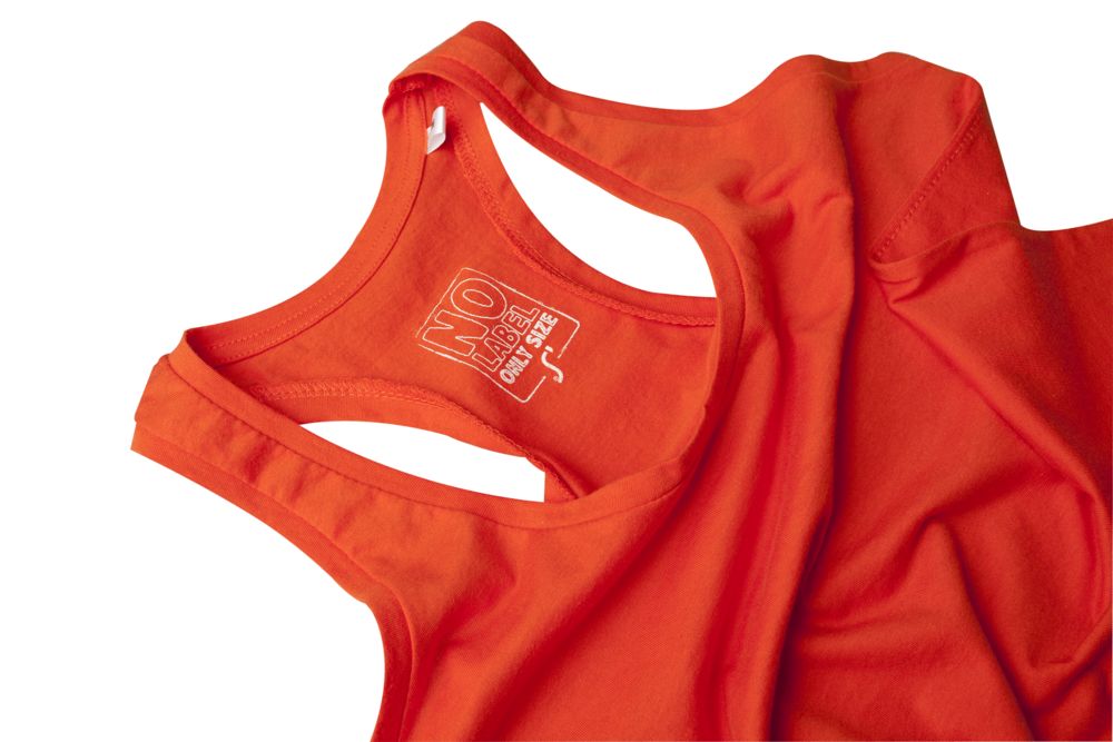 Майка женская Moka 110, оранжевая, размер XS заказать под нанесение логотипа
