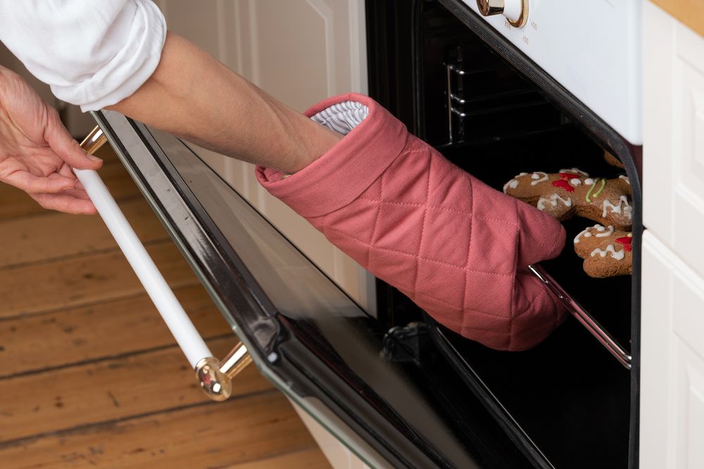 Прихватка-рукавица Feast Mist, розовая на заказ с логотипом компании