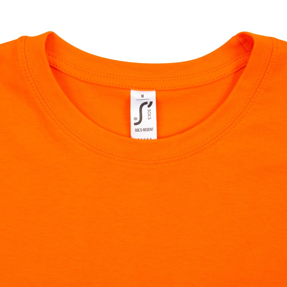 Футболка Regent 150 оранжевая, размер XS заказать под нанесение логотипа