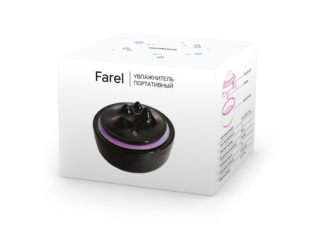 USB Увлажнитель воздуха с подсветкой «Farel» оптом под нанесение