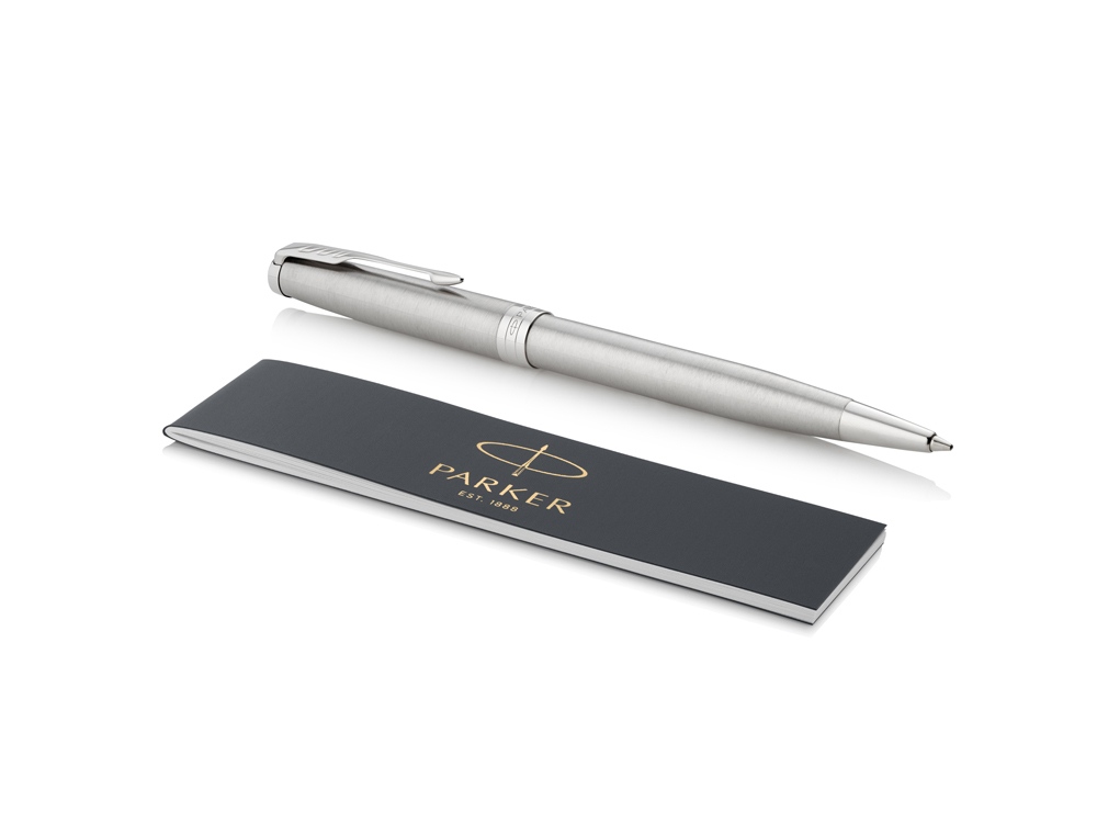 Ручка шариковая Parker «Sonnet Core Stainless Steel CT» на заказ с логотипом компании