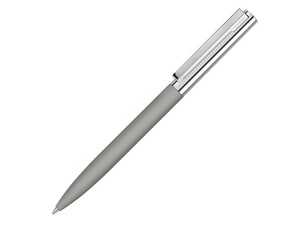 Ручка металлическая шариковая «Bright GUM» soft-touch с зеркальной гравировкой оптом под нанесение
