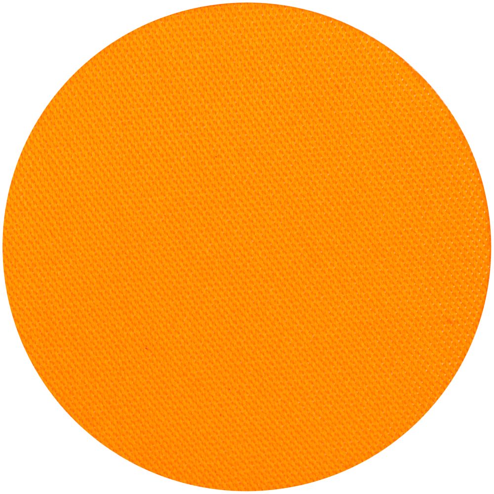 Наклейка тканевая Lunga Round, M, оранжевый неон оптом под нанесение