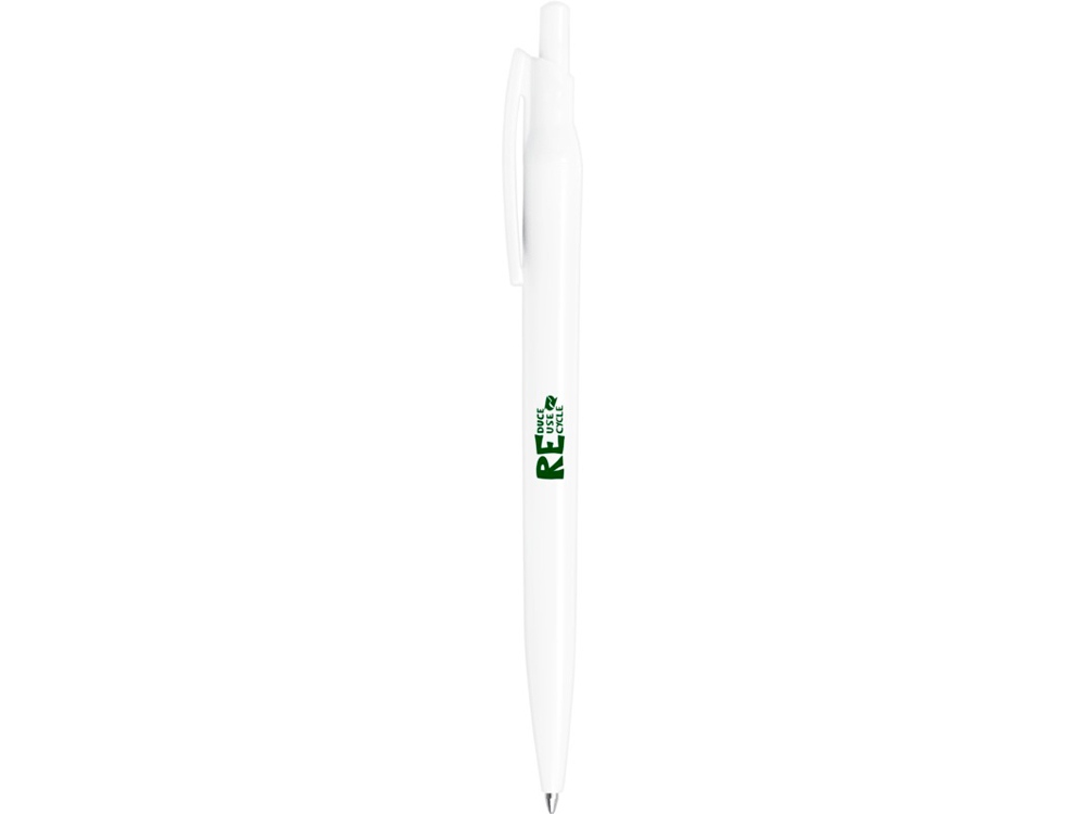 Ручка пластиковая шариковая «Alessio» из переработанного ПЭТ с нанесением логотипа в Москве