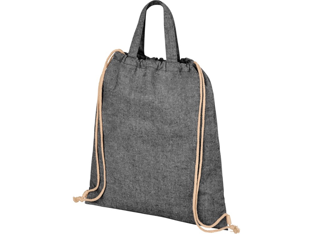 Сумка-рюкзак «Pheebs» из переработанного хлопка, 210 г/м² на заказ с логотипом компании