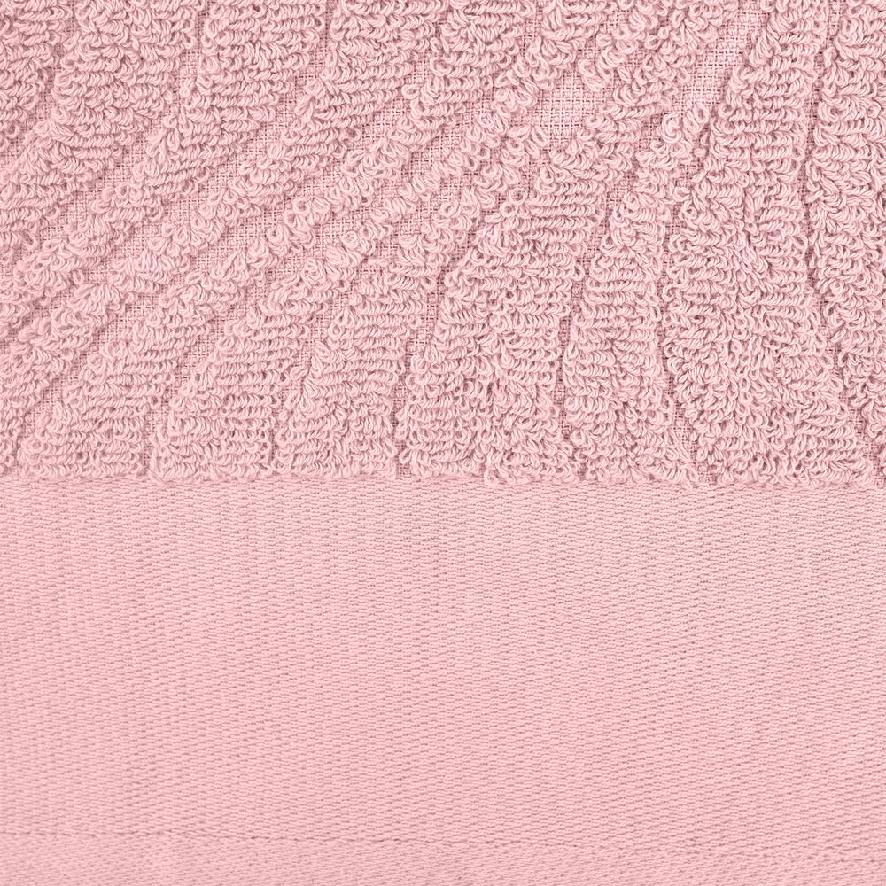Полотенце New Wave, большое, розовое с нанесением логотипа в Москве