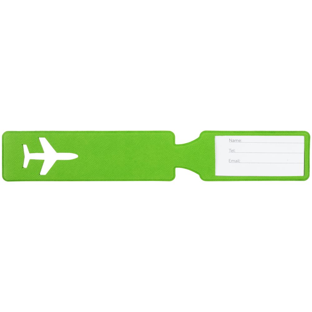 Багажная бирка Devon, зеленая заказать под нанесение логотипа