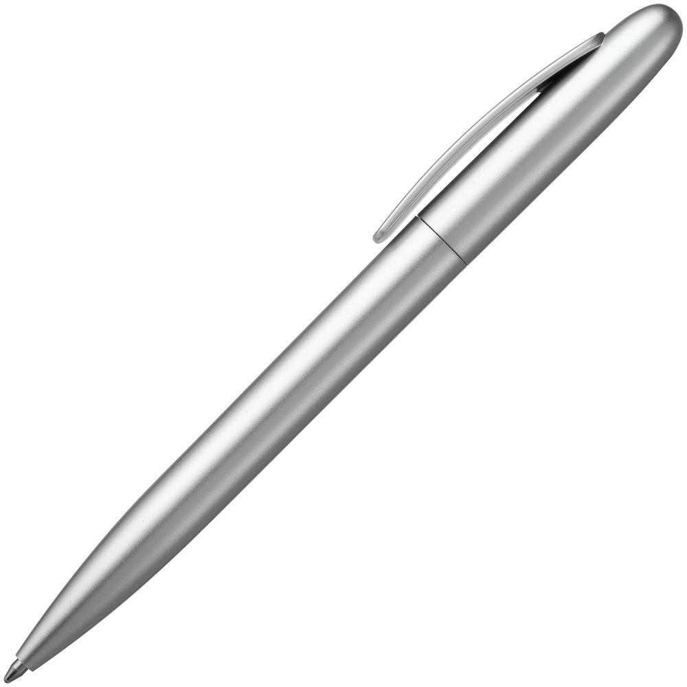 Ручка шариковая Moor Silver, серебристый металлик заказать под нанесение логотипа