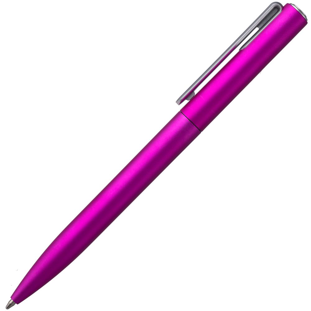 Ручка шариковая Drift Silver, ярко-розовый металлик (фуксия) на заказ с логотипом компании