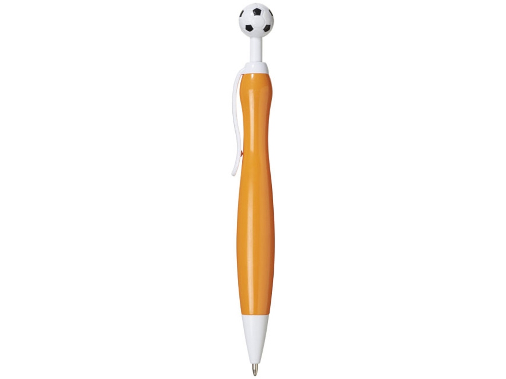 Ручка пластиковая шариковая «Naples football» заказать под нанесение логотипа