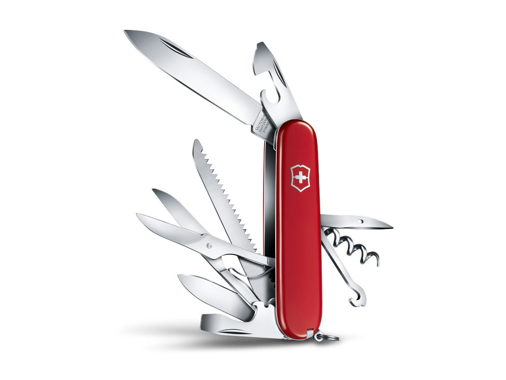 Нож перочинный «Huntsman», 91 мм, 15 функций с нанесением логотипа в Москве