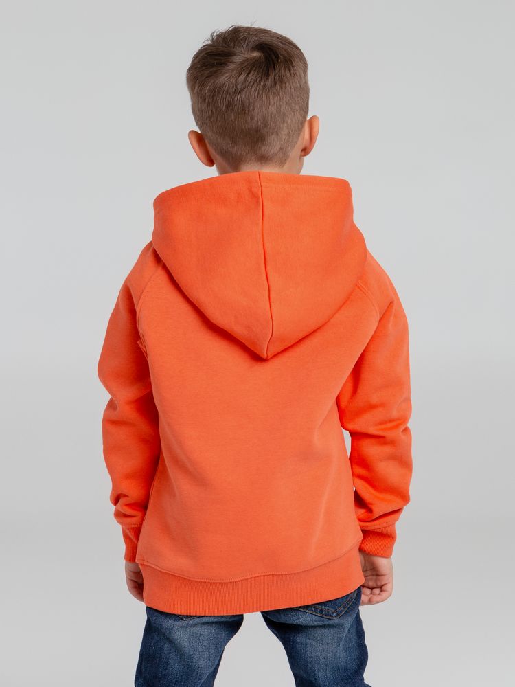 Толстовка детская Stellar Kids, оранжевая, на рост 96-104 см (4 года) заказать под нанесение логотипа