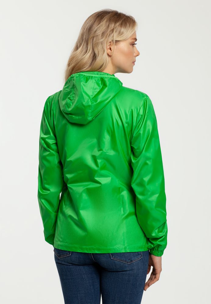 Ветровка женская Fastplant зеленое яблоко, размер S на заказ с логотипом компании